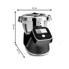 Robot Cuiseur Connecté Moulinex i-Companion Touch Pro HF93D810 — Noir