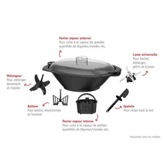 Robot Cuiseur Multifonction Compact Moulinex Clickchef — 32 Fonctions & Balance Intégrée