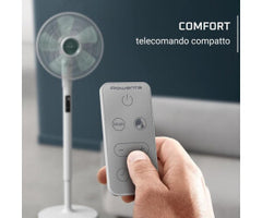 Ventilateur sur Pied Ultra-Silencieux Rowenta Turbo Silence Extreme Plus VU5890 — 16 Vitesses / Moteur Effitech / Télécommande