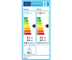 Climatiseur Mobile Réversible 5-en-1 Cecotec ForceClima 12600 Soundless Heating — 12000 BTU / 3500W