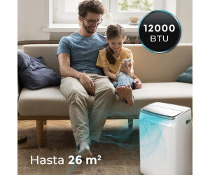 Climatiseur Mobile Réversible 5-en-1 Cecotec ForceClima 12600 Soundless Heating — 12000 BTU / 3500W
