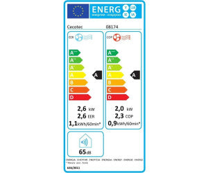 Climatiseur Mobile Réversible 5-en-1 Cecotec ForceClima 9400 Soundless Heating — 9000 BTU / 2600W