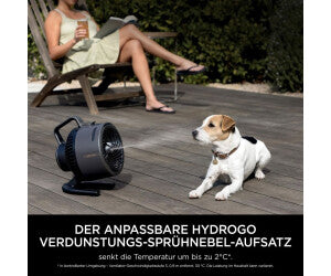 Mini Ventilateur Brumisateur Sans Fil Shark FlexBreeze HydroGo FA050EU — 36W / Autonomie 12h / IPX5
