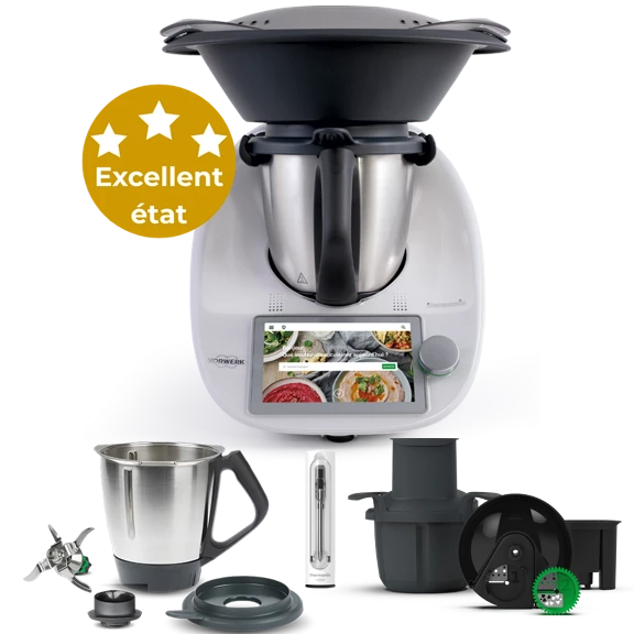 Pack Thermomix® TM6 Connecté Reconditionné (Excellent État) — 2 Bols, Sensor & Découpe-Minute+