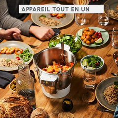 Robot Cuiseur Connecté Moulinex i-Companion Touch Pro HF93D810 — Noir