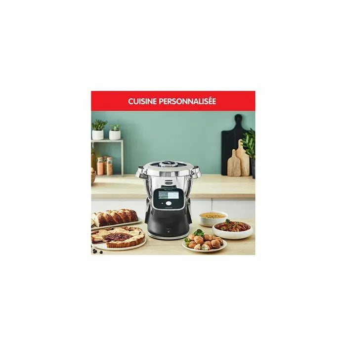 Robot Cuiseur Connecté Moulinex i-Companion Touch Pro HF93D810 — Noir