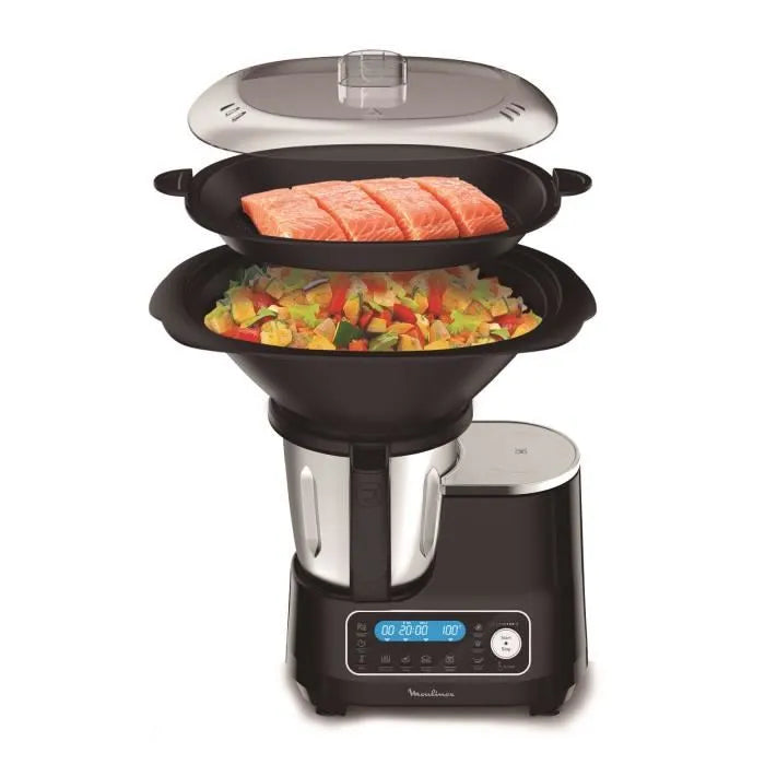 Robot Cuiseur Multifonction Compact Moulinex Clickchef — 32 Fonctions & Balance Intégrée