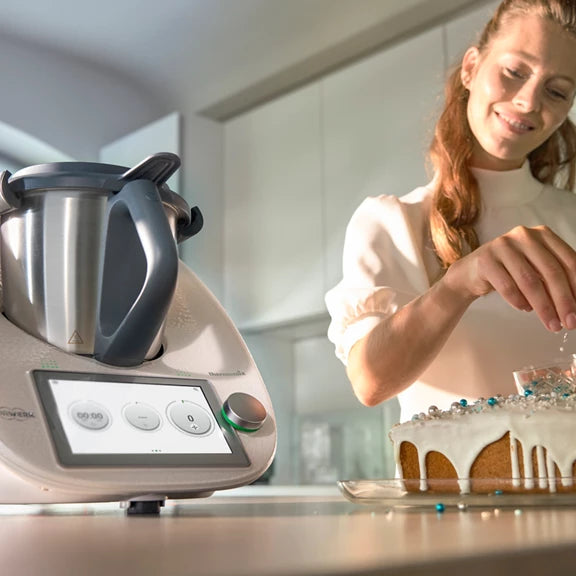 Robot Cuiseur Thermomix® TM6 Blanc Scintillant Reconditionné (Excellent État) — Édition Limitée