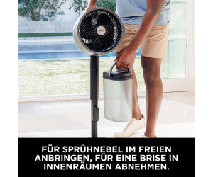 Ventilateur Brumisateur Sans Fil 2-en-1 Shark FlexBreeze Pro Mist FA300EU — 36W / Autonomie 24h / IPX4