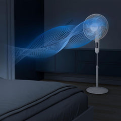 Ventilateur sur Pied Rowenta Turbo Silence VU5450F0 — 32W / 8 Vitesses / Télécommande[1]