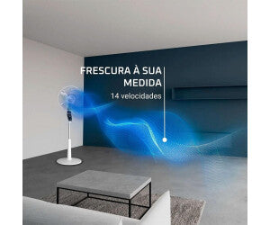 Ventilateur sur Pied Rowenta VU5690F0 Turbo Silence Extreme — 32W / 14 Vitesses / Télécommande